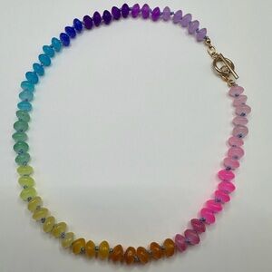 Rainbow knotted necklace 🌈